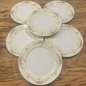 ME1361 by MEITO Salad Luncheon Plates 7 3/4” SET OF 6 Japan EXCELLENT!